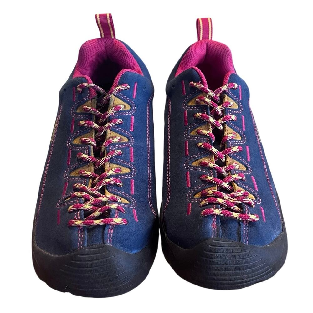 Keen Jasper Low Climbing Sneakers Blue/red Mens Size 10 Hiking Gorpcore EUC!! - Picture 4 of 8